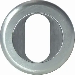 Superior Brass Architectural Oval Escutcheon Rnd Edge SC 51mm SUP43708