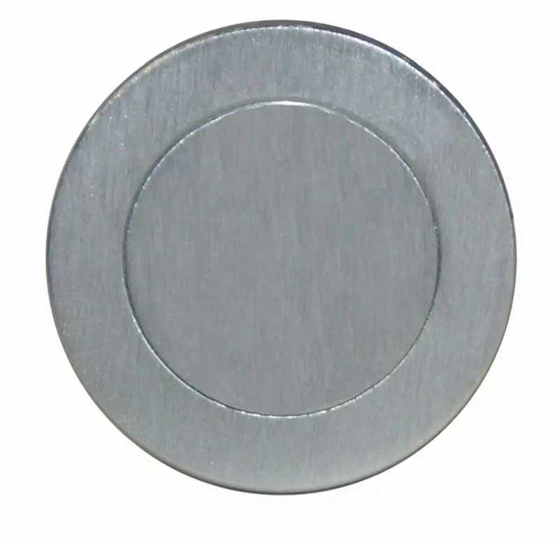 Superior Brass Blank Archit Euro Escutcheon Sq Edge SC 52mm SUP43709
