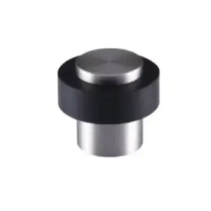 Superior Brass Door Stop Round Bolt Fix SS SC 40mm SUP43715