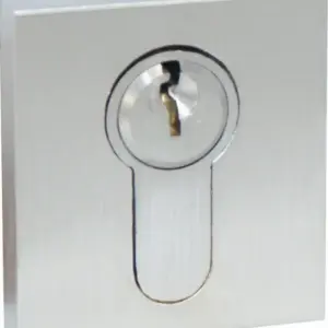 Superior Brass Escutcheon Euro Square SC 40x40mm SUP43726