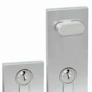 Superior Brass Solid Escutcheon Single Snib Set SC 85mm myLOCK SUP43734