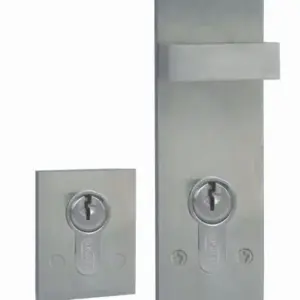 Superior Brass Escutcheon Snib Set 145x40mm SSS suits myLock SUP43736