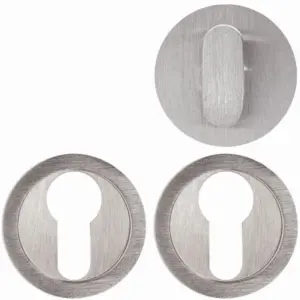 Superior Brass Euro Escutcheons and Snib Round SC 52mm SUP43737