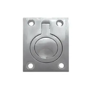 Superior Brass Square Flush Ring SSS 45x62mm SUP43747