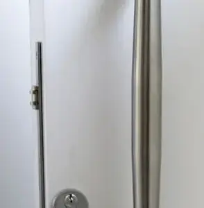 Superior Brass Entry Handle Double 316 SSS 600mm SUP43848