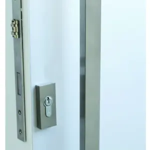 Superior Brass Entry Pull Handle 90mm Offset Slim Linear 316 SSS 450mm SUP43961
