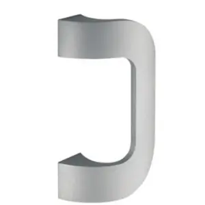 Superior Brass Entrance Handle D Double SSS 250mm SUP43966