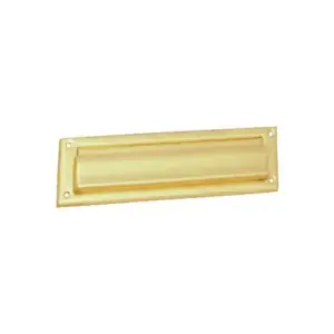 Superior Brass Letter Plate Pressed PB 90x330mm SUP4411