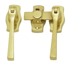 Superior Brass French Door Fastener Sq PB SUP4433