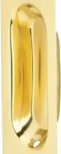 Superior Brass Flush Pull Sq PB 80x35mm SUP4468