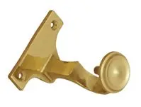 Superior Brass Curtain Centre Bracket PB 19mm SUP4473