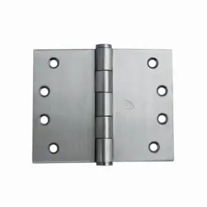 Superior Brass Broad Butt Hinge Fix Pin incscrews pair SSS 100x125x3mm SUP45112