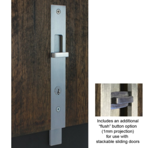 Superior Brass Flush Bolt High Security C4 Cylinder3pin keyway SC 200x30mm SUP45195