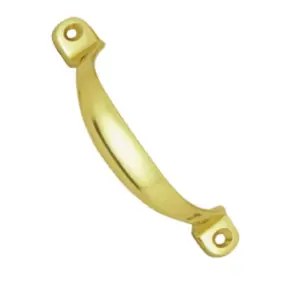 Superior Brass Offset Pull Handle PB 90mm SUP4600