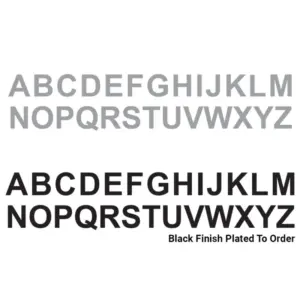 Superior Brass Architectural Alphabet 304SSS 150mm K SUP48104K