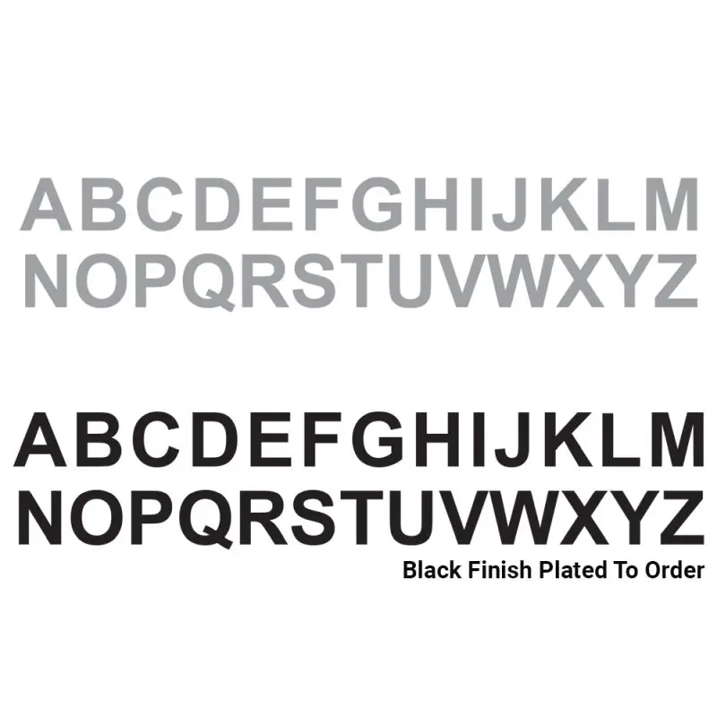Superior Brass Architectural Alphabet 304SSS 150mm Q SUP48104Q