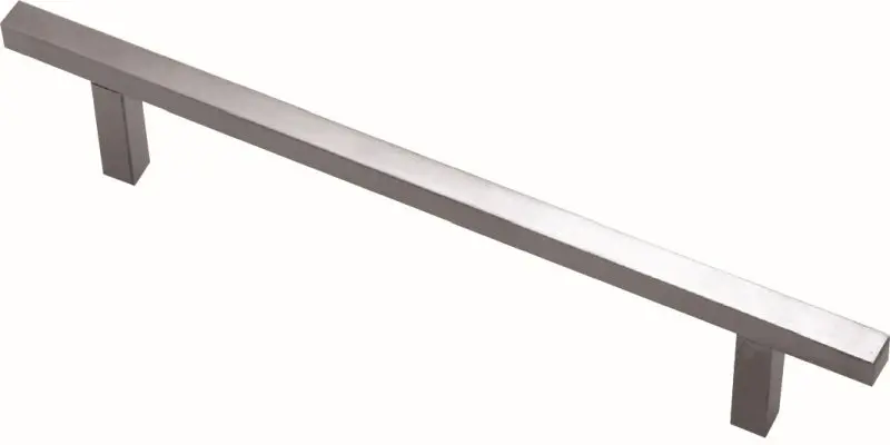Superior Brass Kitchen Handle T Satin SSteel 8x8mm Square 113mm SUP48690