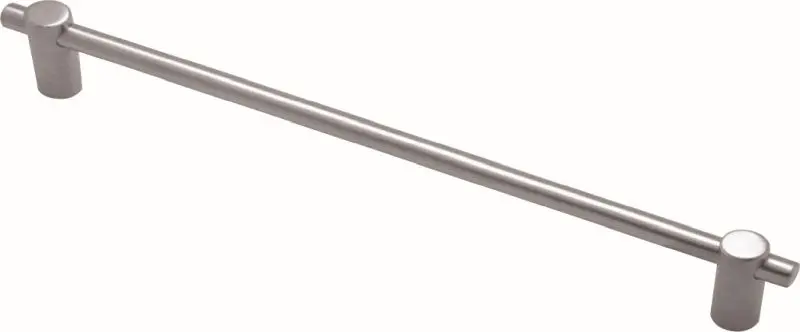 Superior Brass Kitchen Handle T Satin SSteel 8mm Round 106mm SUP48759