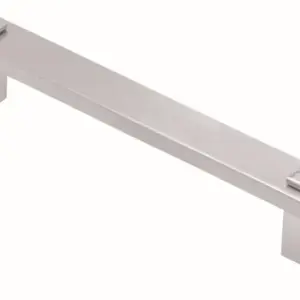 Superior Brass Kitchen Handle SS Polished Ends 6x14mm Sqr 100mm SUP48800