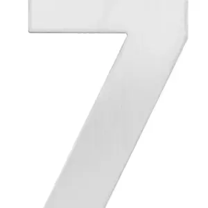 Superior Brass Architectural Numeral No7 316 SSteel 255mm SUP48937