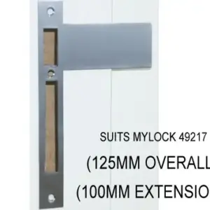 Superior Brass Extended Striker Plate SSteel Roller Lock SC 125mm SUP49842
