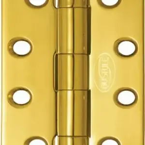Superior Brass Butt Hinge Ball Tip Loose Pin inc screws PB 100x76mm SUP5011
