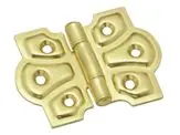 Superior Brass Decorated Hinge Per 2 PB 45x63mm SUP5165