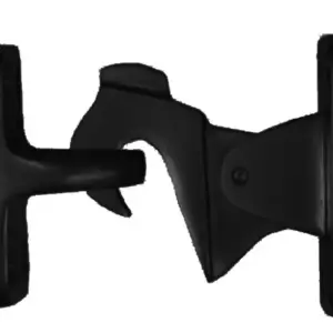 Superior Brass Door Stop Holder Matt Black 75mm SUP53322