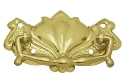 Superior Brass Cabinet Fitting PB 37x55mm SUP5352