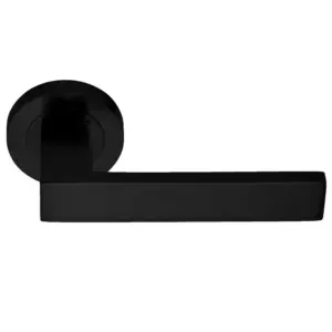 Superior Brass Builders Choice Lever Integrated Passage Privacy Black 52mm SUP53540