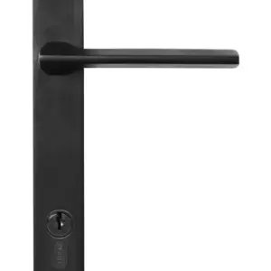 Superior Brass Long Plate Entrance Set CC 85mm Black 225x32mm SUP53675E