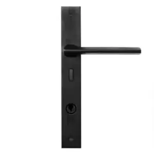 Superior Brass Long Plate SC MyLock Entrance Black 225x32mm SUP53675M
