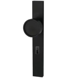 Superior Brass Builders Choice Designer Knob Set Black 225mm Privacy SUP53677P