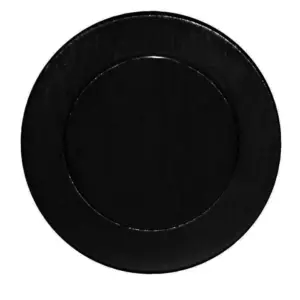 Superior Brass Blank Archit Euro Escutcheon Sq Edge Black 52mm SUP53709