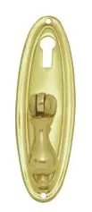 Superior Brass Cabinet Fitting Tear Drop PB 84x25mm SUP5371