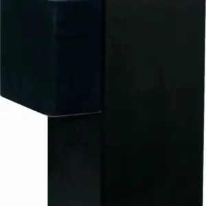 Superior Brass Door Stop Square Bolt Fix Matt Black 45mm SUP53710