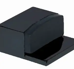 Superior Brass Square Door Stop Black 45mm SUP53718