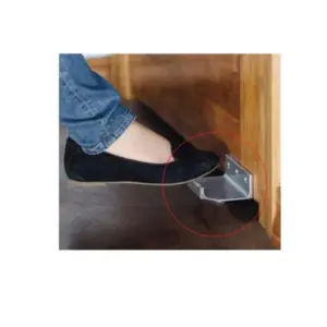 Superior Brass 304SS Foot Operated Door Pull Matt Black 100mm SUP53719
