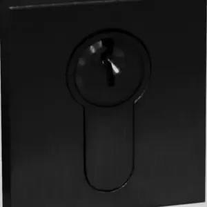 Superior Brass Escutcheon Euro Square Black 40x40mm SUP53726