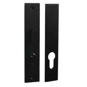 Superior Brass Escutcheon Snib Set Black 155x30mm myLock SUP53733