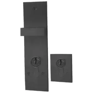 Superior Brass Escutcheon Snib Set Black suits 59300 Quadlock 476mm SUP53735