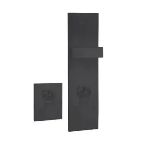 Superior Brass Escutcheon Snib Set Black 85mm myLock SUP53736