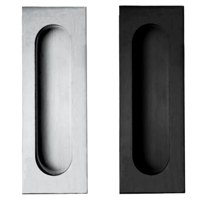 Superior Brass Flush Pull Black 100x50mm SUP53739