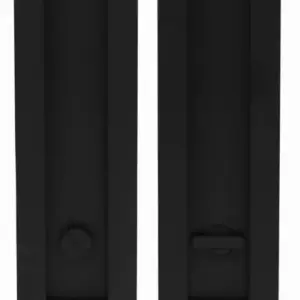 Superior Brass Flush Pull Rectangle BathroomPrivacy Black 220x55mm SUP53754P