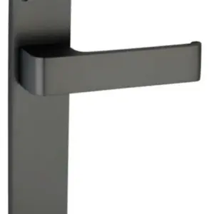 Superior Brass Lever Passge Set Black 200x45mm SUP53825