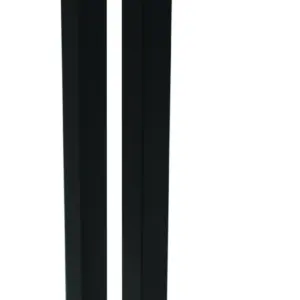 Superior Brass Entry Handle 80mm Offset Black 900CC 9255mm 25x25mm Pr SUP53840925