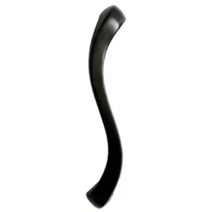 Superior Brass Entrance Handle Double Helix Black 400mm SUP53954