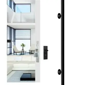 Superior Brass Entrance Handle Black Double 1100mm SUP53968