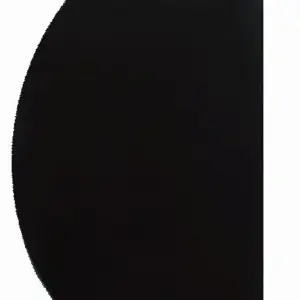 Superior Brass Entry Handle 12 Moon Double Black 300mm SUP53993
