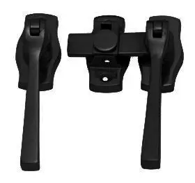 Superior Brass French Door Fastener Square Black SUP54433